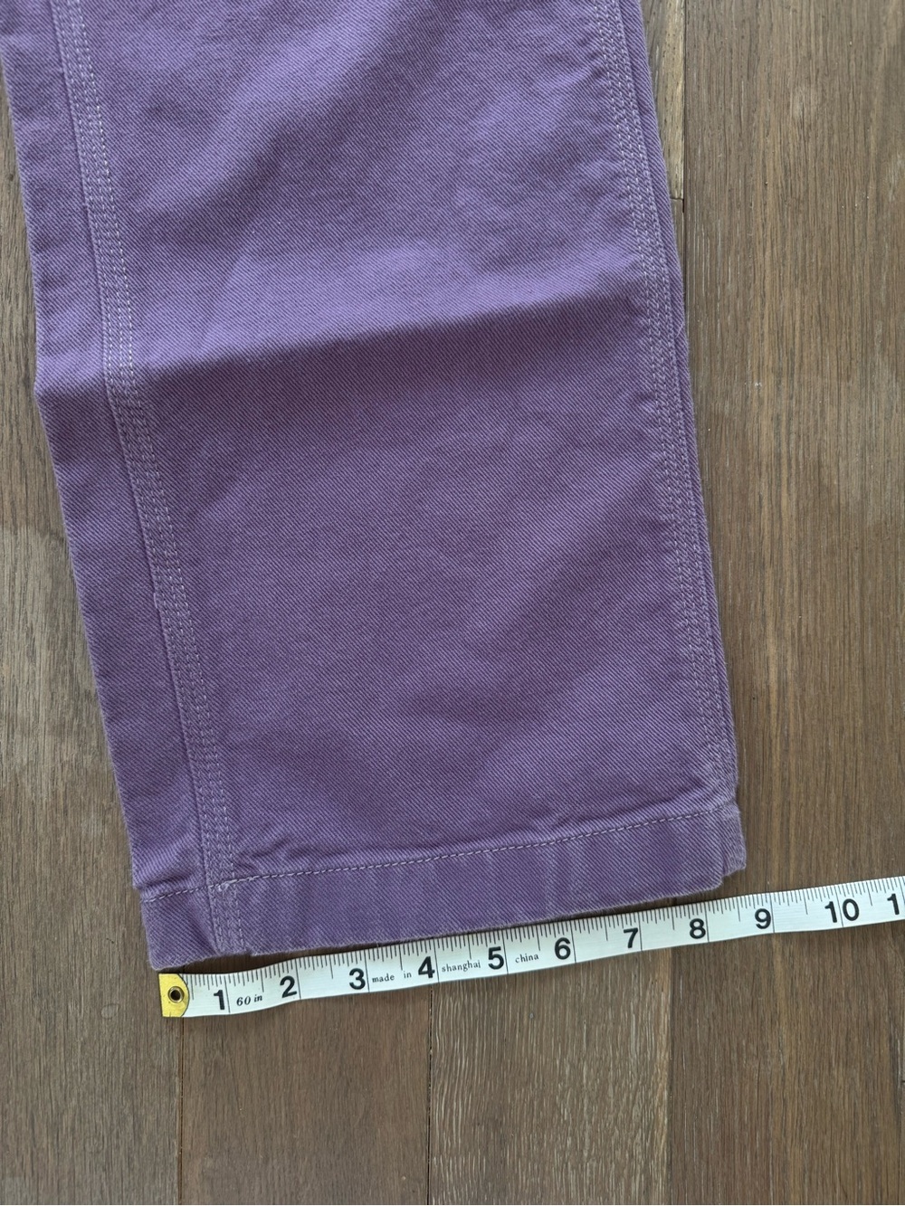 Aritzia Purple Wide-Leg Utility Jeans - Picture 5 of 7